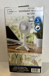 Mainstays 4IN Mini Usb Rechargeable Portable Handheld Fan - White. Fixed Price $14.99.