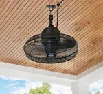 Hampton Bay Conyer 20 In. Indoor/wet Outdoor 3-SPEED Anywhere Fan Black. Fixed Price $71.92.