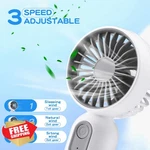 Rossesay 6PC Mini Portable Fan White Handheld Usb Rechargeable Travel. Fixed Price $43.99.