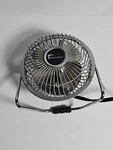 Vintage Wexford Model MF-4 4" Silver Caged High Velocity Miniature Desk Fan. Fixed Price $29.00.