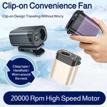 Portable Rechargeable Belt Fan 100-SPEED 20000RPM Strong Airflow Waist Clip. Fixed Price $14.99.