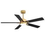 Breezary Charlie 52 In. Integrated Led Gold Indoor Ceiling Fan With Remote. Fixed Price $78.80.
