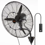 Vevor Wall-mount Misting Fan Oscillating Metal 24.3'' Speed Waterproof. Fixed Price $123.89.