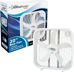 Pami 20 High Performance Box Portable 3-SPEED Floor Cooling Fan, White. Fixed Price $38.93.