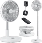 Tripole Oscillating Fan Portable Quiet Standing With Remote, 12" Rechargeabl. Fixed Price $137.16.