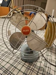 1950S Mcgraw Edison Zero Table Fan Model 10498 Robin Egg Blue Works. Fixed Price $29.99.