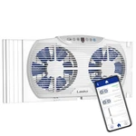 Lasko 24 Inch Residential Twin Window Fan With Bluetooth Connect - White. Fixed Price $179.99.