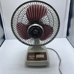 Vintage Tatung Inch 2 Speed Oscillating Desk Fan LE-7BEP. Fixed Price $34.95.