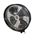 Hydromist F10-14-011 18 Inch Mounting Bracket Outdoor Oscillating Fan, Black. Fixed Price $436.33.