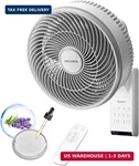 Pelonis 14 Inch Wall Mount Fan With Remote Control, Osicllating 26FT Po. Fixed Price $93.73.