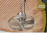 Hampton Bay SFZ-500-1 Conyer 20 In. Indoor/wet Outdoor 3-SPEED Fan Silver With. Fixed Price $84.99.