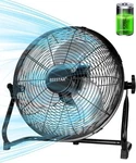 Beestar 12 Inch Battery Operated Rechargeable Floor Fan,high Velocity Fa.... Fixed Price $69.99.