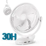 Nuerst 10000MAH 30HRS Rechargeable Clip On Fan, 8 Inch Battery Operated P.... Fixed Price $59.02.