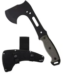 Ranger Knives Hawk Axe 4.63" Black 1095HC Steel Head Green Canvas Micarta Handle. Fixed Price $62.69.