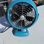 Vornado Model Vintage 6 Fan 2 Speeds Turquoise Metal Tested. Fixed Price $49.98.