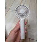 Pom BRZ-3 Handheld Mini Fan White Portable Rechargeable Personal Cooling. Fixed Price $8.96.