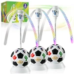 Chemotex Soccer Theme Fly Fans For Tables, Top Spinner 3, White. Fixed Price $34.02.