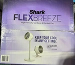 Shark Flexbreeze High-velocity Cordless & Corded Fan, UH205 W/pedestal To Table. Fixed Price $124.99.