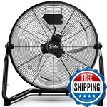 Simple Deluxe 20 Inch 3-SPEED High Velocity Heavy Duty Metal Industrial Floor. Fixed Price $132.98.