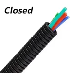 10M Pp Insulated Corrugated Tube Black Ad 7.5MM 34.5MM Plastic Pipe Motor El. Fixed Price $56.99.