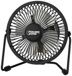 Powerzone CZHV4RSB-BK 1-SPEED Mini Fan, Black, 4". Fixed Price $15.99.