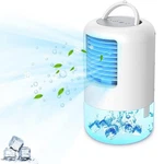 Yuyte Portable Air Conditioner Cooler Humidifier 3 Speeds 7 Colors 500ML White. Fixed Price $22.10.