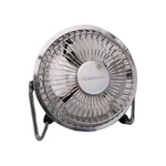 Lakewood 5" Mini Electric Silver Metal Desk Fan Model HVDJ-4. Fixed Price $16.00.