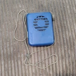 O2 Cool Mini Portable Battery Fan Blue Adjustable Tilt Neck Mount. Fixed Price $10.00.