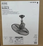 Home Decorators Collection Bentley Iii 22 Oscillating Ceiling Fan Brushed Ni. Fixed Price $149.99.