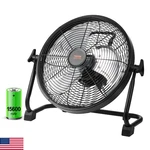 Vevor 12 Rechargeable Floor Fan Portable Quiet Personal For Home Office. Fixed Price $122.86.