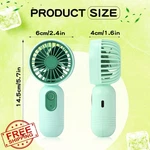 Rossesay 1PC Mini Portable Fan Green Handheld Usb Rechargeable Travel. Fixed Price $20.00.