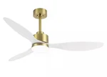 Breezary Sawyer 52" Led Indoor Ceiling Fan Gold White Blades Light & Remote. Fixed Price $71.25.
