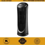 Hampton Bay 14 In. 25-W Oscillating Personal Desk Tower Fan Black FZ-2D. Fixed Price $18.99.