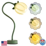 Onxe Tulip Desk Lamp - Rechargeable Color Dimmable Flower Night Light, 360 Be. Fixed Price $42.13.