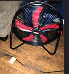 Super Powerful Deluxe 20-INCH Floor Fan Best For Outdoors Indoors. Fixed Price $57.00.