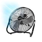 Comfort Zone Cradle Floor Fan, Inches, 3 Speeds, All Metal, 180 Degree Tilt. Fixed Price $68.19.