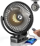 24000MAH Clip On Fan For Golf Cart 8-INCH Portable Inch, Black. Fixed Price $59.70.