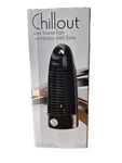 Chillout Mini Tower Desk Bullet Quiet Electric Portable Fan--black. Fixed Price $14.45.
