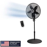 20 In. 4 Speed Oscillating Pedestal Fan For Home Black With 90 Oscillation,. Fixed Price $90.89.