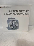 Modern Design By Monarch 10" Portable Fan, 2-WAY Battery & 12V Cigarette Lig New. Fixed Price $18.97.