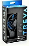 Treva 3.5-INCH Portable Fan / 2-SPEED Battery Usb # FD35021 (color: Black). Fixed Price $10.47.