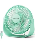 Usb Desk Fan 3 Speeds Strong Airflow 5.5 Inch Portable 90 Rotate Quiet Cooling. Fixed Price $13.99.