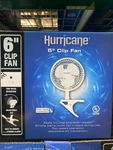 Hurricane Classic 6" Clip Fan, 2 Speed Desk W/ Adjustable Tilt, White. Fixed Price $16.69.
