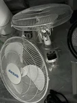 Hurricane Classic 16 Inch 90 Degree Oscillating 3 Speed Wall Fan, White (2 Pack). Fixed Price $65.00.