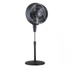 Newair 18 3-SPEED Oscillating Outdoor Misting Pedestal Fan For 500 Sq.ft Black.. Fixed Price $88.00.