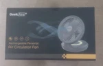 Geek Aire GF6 Rechargeable Personal Circulator Fan, Gray,night Light,usb,. Fixed Price $35.00.