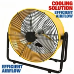 Simple Deluxe 20 Inch High Velocity Heavy Duty Metal Air Circulation Drum Fan. Fixed Price $129.99.