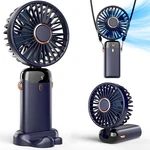 Koonie Portable Handheld Fan, Battery Operated With Small, Deep Blue. Fixed Price $17.09.