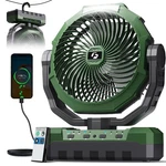 Frizcol 3-IN-1 Camping Portable Fans Rechargeable 24000MAH Battery Po.... Fixed Price $43.33.