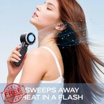 Shewind Handheld Fan Ice Cooling Black Rechargeable. Fixed Price $47.99.